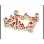 Chteau de construction en bois 145 pices