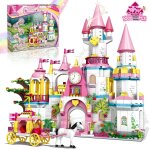 Château de princesse rose - jouet de construction stem pour filles 6 - 12 ans - kit créatif avec carrosse ... Château de princesse rose - jouet de construction stem pour filles 6 - 12 ans - kit créatif avec carrosse ...