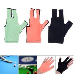 Chaud! 1pc billard billard queue gant piscine main gauche ouvert trois doigts accessoire fitness accessoires ...