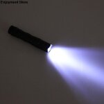 Chaud! mini lampe de poche imperm�able a led, lanterne de poche portable, batterie aa, puissante, pour ...