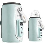 Chauffe biberon sans fil, chauffe - biberons 5 vitesses r�glables, chauffe biberon portable pour voiture, ...