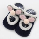 Chaussettes antidrapantes pour bbs, jolies chaussettes d'hiver en cachemire avec semelles en caoutchouc, ...