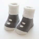Chaussettes de bb mignonnes, stro, poupe, bas de sol, automne hiver, mi - bas, brosse, fourrure, ...