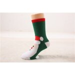 Chaussettes en coton pour enfants, 1 paire, pour gar�ons et filles, en eponge, flocon de neige, elk, ...
