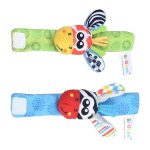 Chaussettes en peluche de dessin animé pour bébé, jouet educatif en peluche, hochet de poignet, animal, ... Chaussettes en peluche de dessin animé pour bébé, jouet educatif en peluche, hochet de poignet, animal, ...