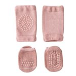 Chaussettes de protection des genoux pour bb garon et fille, solides, pour l't - type c17 - pink ...