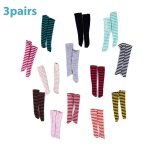 Chaussettes a rayures pour poupes 1 / 6 blyth licca bjd, 28 - 30cm, 1 paire, accessoires, vtements ...