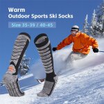 Chaussettes de ski longues pour sports d'hiver chaussettes de randonnée ski et snowboard Chaussettes de ski longues pour sports d'hiver chaussettes de randonnée ski et snowboard