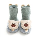 Chaussettes de sol antidérapantes pour bébé, en coton doux, pantoufles pelucheuses, chaudes et epaisses, ... Chaussettes de sol antidérapantes pour bébé, en coton doux, pantoufles pelucheuses, chaudes et epaisses, ...