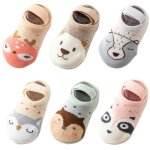 Chaussures antidérapantes en coton pour bébés filles et garçons, 1 paire, pantoufles antidérapantes, ... Chaussures antidérapantes en coton pour bébés filles et garçons, 1 paire, pantoufles antidérapantes, ...
