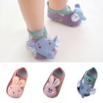 Chaussures antid�rapantes pour nouveau - n�, chaussons pour filles et gar�ons, motif dessin anim�