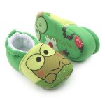 Chaussures antid�rapantes a semelle souple pour b�b�s gar�ons et filles, 1 paire, en tissu de coton, ...