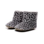 Chaussures pour bb, motif lopard, avec boucle et crochet, souples, crin de cheval, pour garon et ...