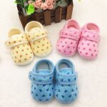 Chaussures de berceau en coton pour bébés filles, avec nâ¿ud papillon, jolies boucles a crochet, pour ... Chaussures de berceau en coton pour bébés filles, avec nâ¿ud papillon, jolies boucles a crochet, pour ...