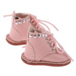 Chaussures en cuir pu rose tendance pour poupe blythe 12 pouces, bottes a lacets, accessoires de vtement, ...
