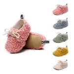 Chaussures d'hiver pour bb garon et fille, bottines chaudes pour nouveau - n, premiers pas