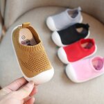 Chaussures en maille pour bb, avec semelle souple, confortables et dcontractes, sandales antidrapantes ...
