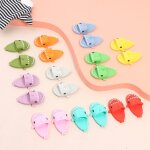 Chaussures miniatures pour maison de poupe, 1 paire, pantoufles de requin, 3x4. 6cm pour poupe 1 / ...