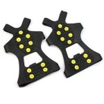 Chaussures de neige transparentes universelles a 10 goujons, crampons a poignes pointues, couvre - chaussures ...