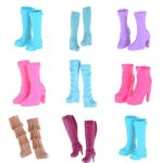 Chaussures de poupées assorties, plusieurs styles, sandales a talons hauts, bottes, accessoires pour ... Chaussures de poupées assorties, plusieurs styles, sandales a talons hauts, bottes, accessoires pour ...