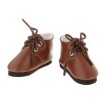 Chaussures de poupe elgantes a 3 points, baskets miniatures elgantes et mignonnes en cuir pu, bottes ...