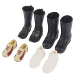 Chaussures de poupée pour homme, décontractées, accessoires, sandales, bottes, 1 / 6 Chaussures de poupée pour homme, décontractées, accessoires, sandales, bottes, 1 / 6
