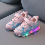 Chaussures de sport pour enfants, baskets en maille avec semelle lumineuse pour bbs filles et garons ...