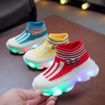 Chaussures de sport lumineuses led pour bbs filles, baskets lumineuses pour bbs