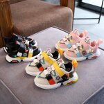 Chaussures de sport en maille pour enfants, nouvelle marque, baskets a semelle souple pour bébés filles ... Chaussures de sport en maille pour enfants, nouvelle marque, baskets a semelle souple pour bébés filles ...