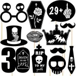 Checarzhn - - no1 - lot de 12 accessoires de boîte photo pour 30e anniversaire - accessoires de fête ... Checarzhn - - no1 - lot de 12 accessoires de boîte photo pour 30e anniversaire - accessoires de fête ...