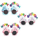 Checarzhn - - no1 - 3 paires de lunettes d'anniversaire, lunettes de soleil joyeux anniversaire, lunettes ... Checarzhn - - no1 - 3 paires de lunettes d'anniversaire, lunettes de soleil joyeux anniversaire, lunettes ...