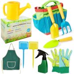 Checarzhn - - no1 - jouets de jardin pour enfants, 10 pieces sac de jardinage, outils de jardinage, pelle ...