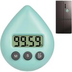 Checarzhn - - no1 - minuteur de douche numérique etanche, en forme de goutte d'eau, horloge de douche ... Checarzhn - - no1 - minuteur de douche numérique etanche, en forme de goutte d'eau, horloge de douche ...