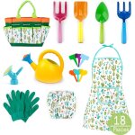 Checarzhn - - no1 - outils de jardinage enfant, set jardinage enfant, kit d'outils de jardin pour enfants, ...