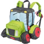 Checarzhn - - no1 - rucksack, traktor, sac a dos mixte enfant, vert / tracteur, 25x28x18 cm