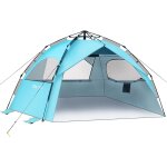 Checarzhn - - no1 - tente de plage 4 - 6 personnes pop up tente de plage hydraulique automatique abri ...