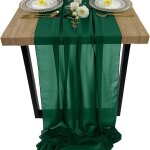 Chemins de table en mousseline de soie rose, décorations de mariage, patients, baby shower, noël, thanksgiving ... Chemins de table en mousseline de soie rose, décorations de mariage, patients, baby shower, noël, thanksgiving ...