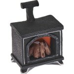 Cheminee miniature avec lumiere 7x4, 8x3, 5cm