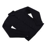 Chemise a col montant pour homme bjd 1 / 3, vtement noir pour poupes d'oncle de 70cm