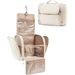 Cheng - bagsmart trousse de toilette femme voyage, grande capacit trousse de maquillage avec crochets ...