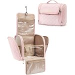 Cheng - bagsmart trousse de toilette femme voyage, grande capacit trousse de maquillage avec crochets ...