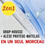 Cheng - bisoo drap housse 80x130 impermeable - alese 80 x 130 - 2en1 drap housse protege matelas reglable ... Cheng - bisoo drap housse 80x130 impermeable - alese 80 x 130 - 2en1 drap housse protege matelas reglable ...