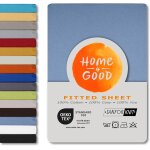 Cheng - home4good drap - housse 90 x 190 cm, 100% coton peign, oeko - tex 100, drap - housse en jersey ...