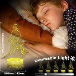 Cheng - lampe illusion 3d a trois epées, 16 couleurs avec télécommande, veilleuse a intensité variable, ... Cheng - lampe illusion 3d a trois epées, 16 couleurs avec télécommande, veilleuse a intensité variable, ...