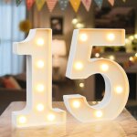 Cheng - numéros lumineux a del pour chapiteau d'anniversaire u2013 cadeau de 15 ans u2013 eclairage de ... Cheng - numéros lumineux a del pour chapiteau d'anniversaire u2013 cadeau de 15 ans u2013 eclairage de ...