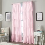 Cheng - rideau a volants rose 241, 3 cm Cheng - rideau a volants rose 241, 3 cm