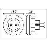 Cheng - veilleuse led pour enfants avec prise 11 - 053 lampe d'orientation avec capteur crpusculaire ...