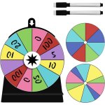 Chenquansarl - 1 set roue de la fortune, roue de prix tournante avec 2 marqueur, roue de loterie, prize ... Chenquansarl - 1 set roue de la fortune, roue de prix tournante avec 2 marqueur, roue de loterie, prize ...