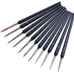 Chenquansarl - 11 pices dtail pinceau aquarelle / peinture acrylique, petit ensemble de pinceau fin ...