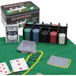 Chenquansarl - lot de 200 jetons de poker casino texas holdem et black jacks avec tapis et bote en etain ...